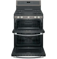 6.8 Cu. Ft. Slate Free-Standing Gas Double Oven Convection Range