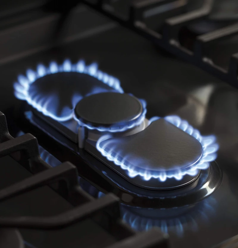 6.8 Cu. Ft. Slate Free-Standing Gas Double Oven Convection Range