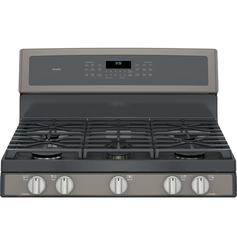 6.8 Cu. Ft. Slate Free-Standing Gas Double Oven Convection Range