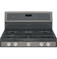 6.8 Cu. Ft. Slate Free-Standing Gas Double Oven Convection Range