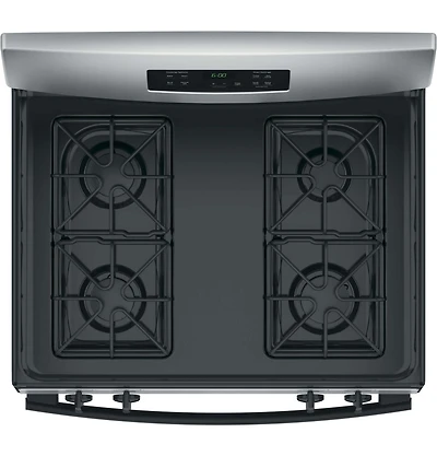 4.8 Cu. Ft. Silver Free-Standing Gas Range