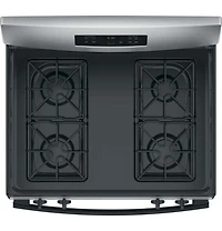 4.8 Cu. Ft. Silver Free-Standing Gas Range