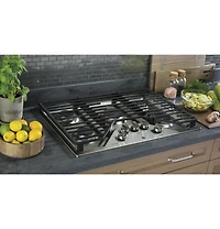 Profile 30 inch Stainless 5 Burner Gas Cooktop