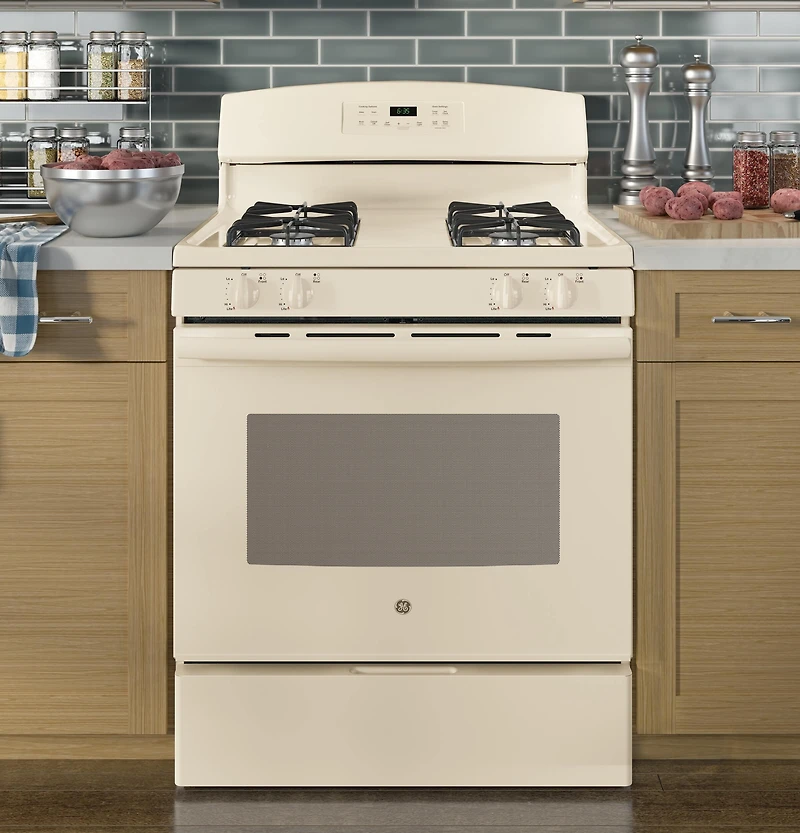 5.0 Cu. Ft. Bisque Free-Standing Gas Range