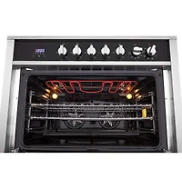 Stainless 24 inch 2.0 Cu. Ft. Dual-Fuel Free-Standing Range