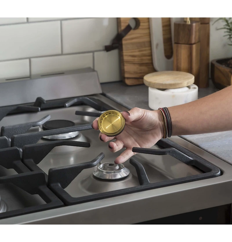 Stainless 24 inch 2.0 Cu. Ft. Dual-Fuel Free-Standing Range