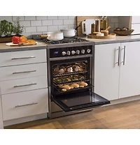 Stainless 24 inch 2.0 Cu. Ft. Dual-Fuel Free-Standing Range