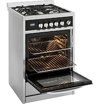 Stainless 24 inch 2.0 Cu. Ft. Dual-Fuel Free-Standing Range