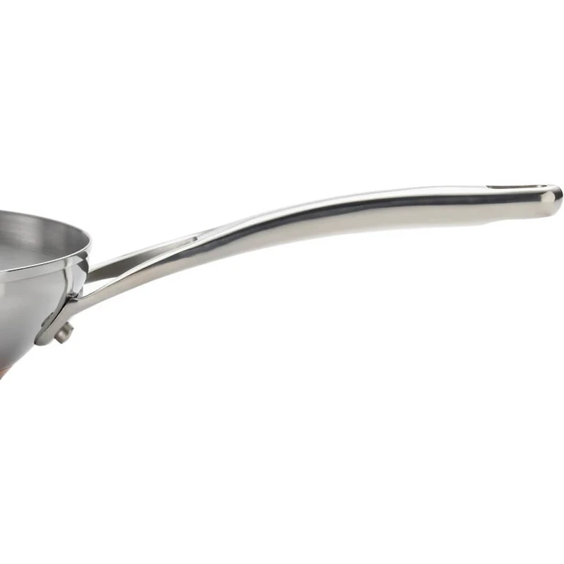 Nouvelle Copper Stainless Steel Cookware Pots and Pans Set, 10-Piece, Silver