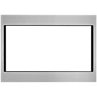 27 inch Stainless Built-In Microwave Trim Kit - OPEN BOX