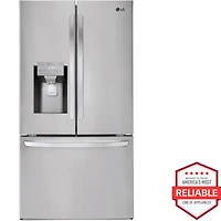 26 Cu. Ft. Stainless French Door Refrigerator