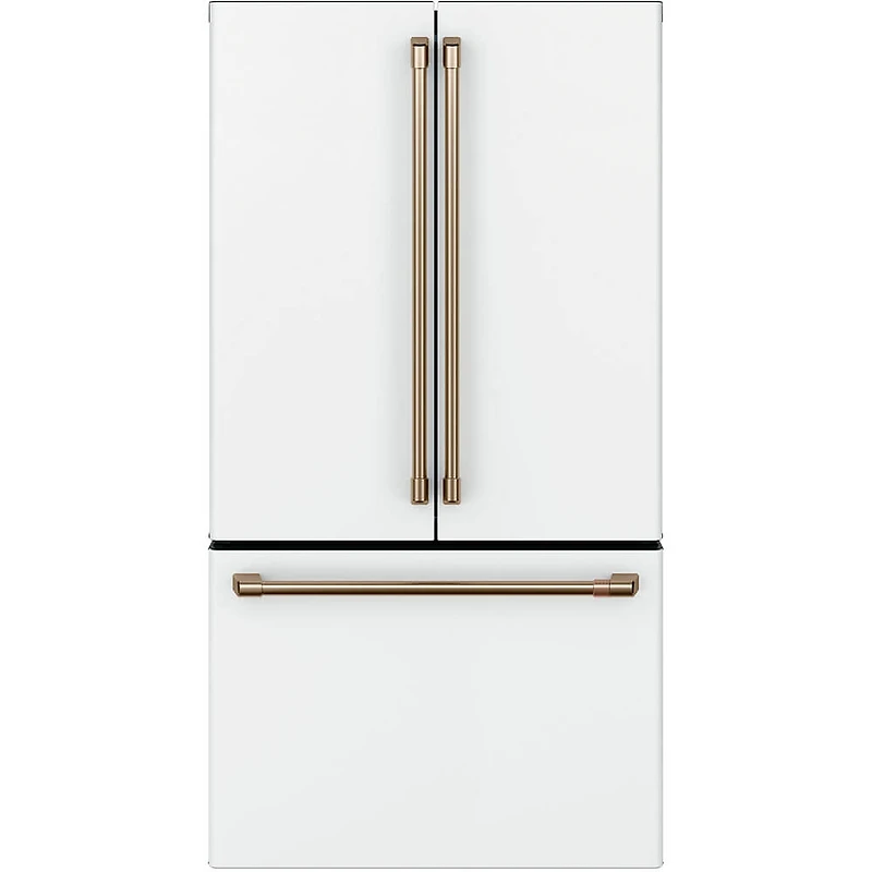 23 Cu. Ft. Matte White Counter-Depth French Door Refrigerator