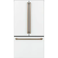 23 Cu. Ft. Matte White Counter-Depth French Door Refrigerator