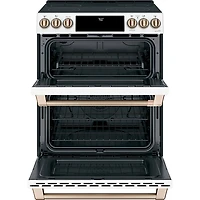 7 Cu. Ft. Matte White Double Oven Convection Range