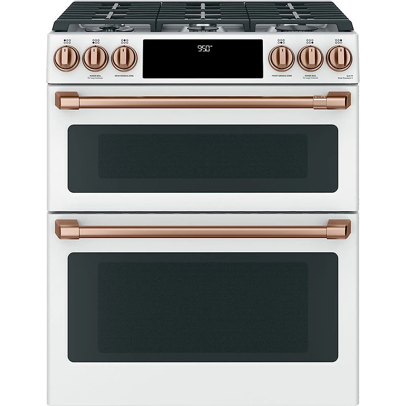 Copper Front Control Gas Range Handle and Knob Set