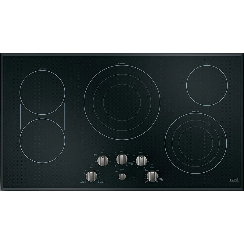 Black Electric Cooktop Knobs