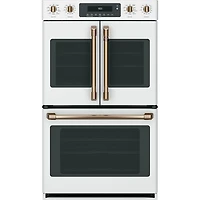 Bronze French Door Double Wall Oven Handles