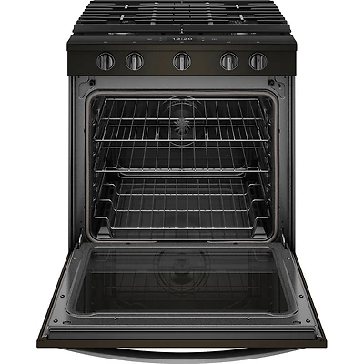 5.8 Cu. Ft. Black Stainless Gas Range