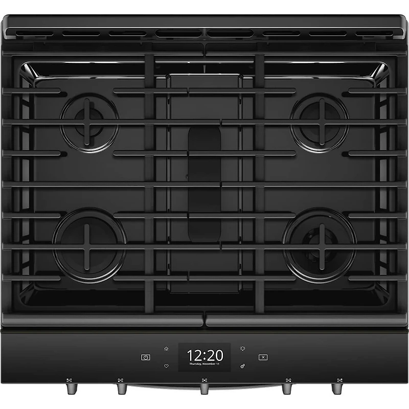 5.8 Cu. Ft. Black Stainless Gas Range