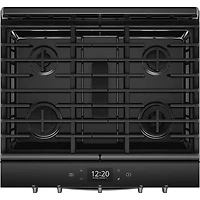 5.8 Cu. Ft. Black Stainless Gas Range