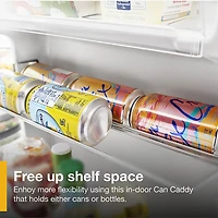 25 Cu. Ft. White Side-by-Side Refrigerator - OPEN BOX