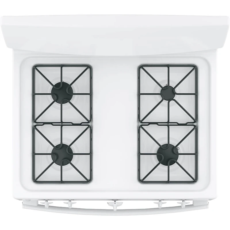 4.8 Cu. Ft. White 4 Burner Gas Range