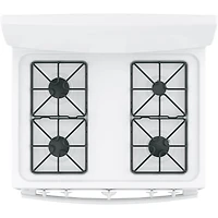 4.8 Cu. Ft. White 4 Burner Gas Range
