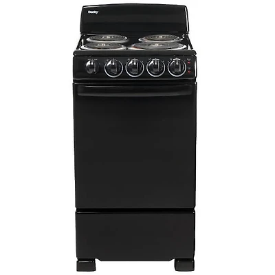 2.3 Cu. Ft. Black Electric Range - OPEN BOX
