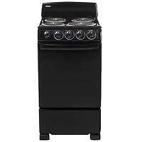 2.3 Cu. Ft. Black Electric Range - OPEN BOX