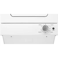 24 inch White Electric Washer/Dryer Stacked Laundry Center