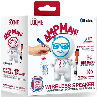 Ampman! Wireless Speaker - DIY Dry Erase - OPEN BOX