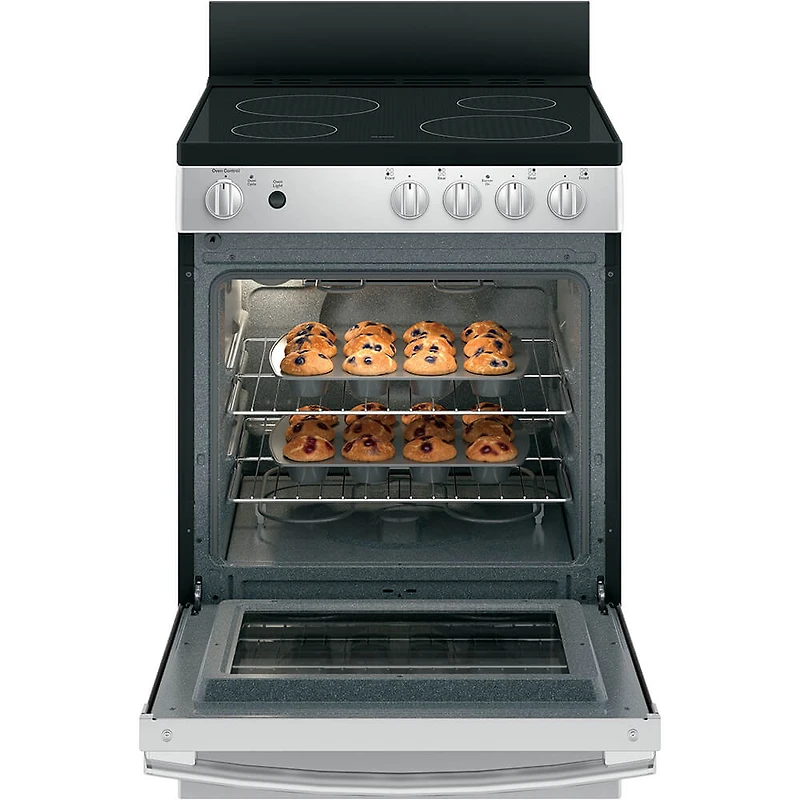 2.9 Cu. Ft. Stainless Electric Range