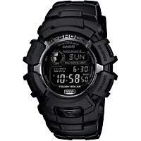 Mens Black G-Shock Solar Atomic Watch