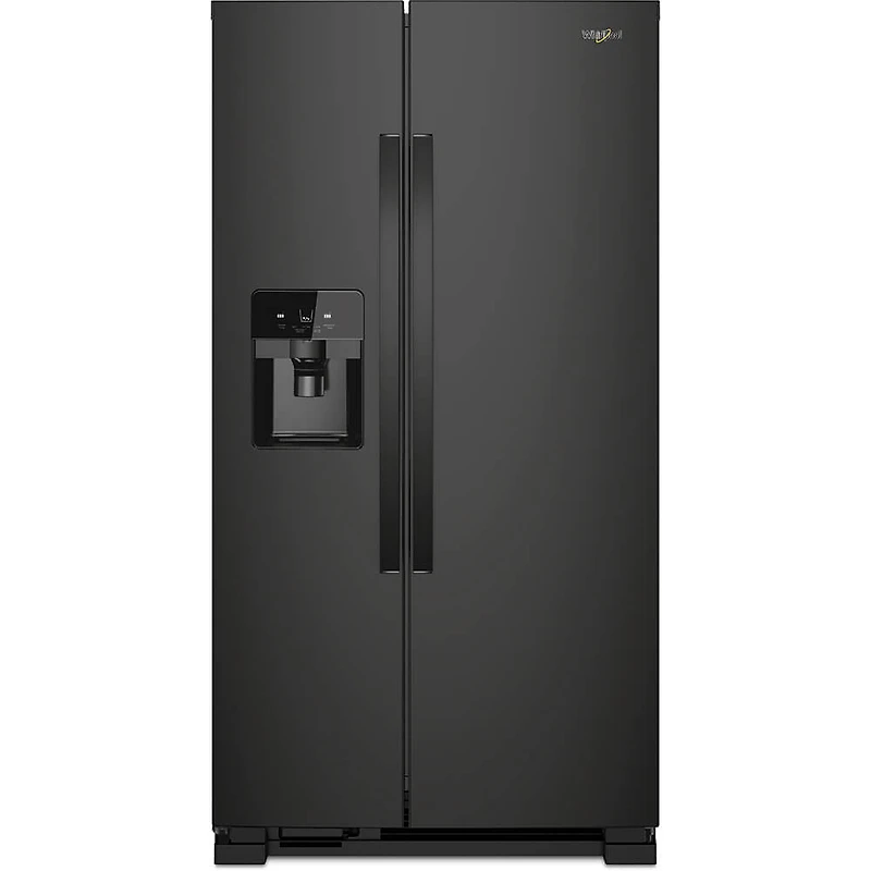 21 Cu. Ft. Black Side-by-Side Refrigerator