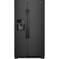 21 Cu. Ft. Black Side-by-Side Refrigerator