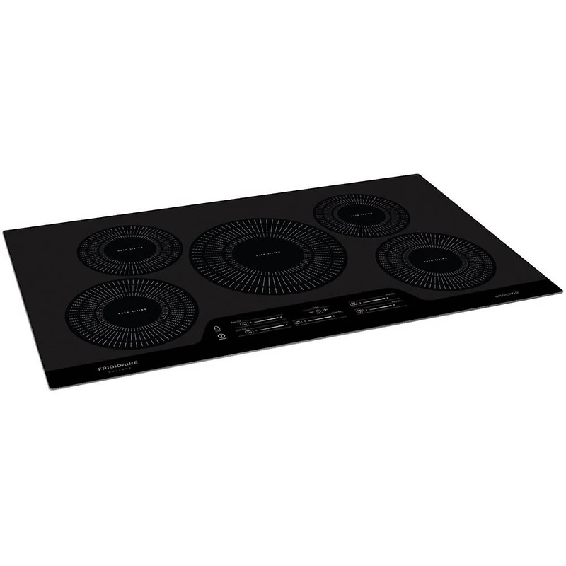 36 inch Black 5 Burner Induction Cooktop