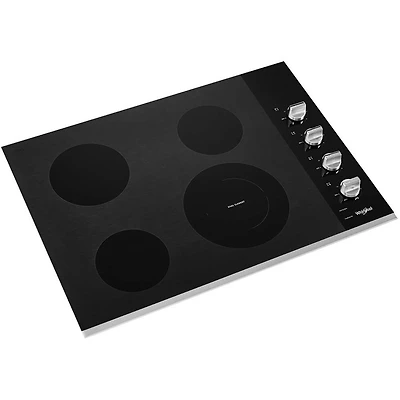 30 inch Stainless 4 Burner Electric Cooktop