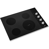 30 inch Stainless 4 Burner Electric Cooktop