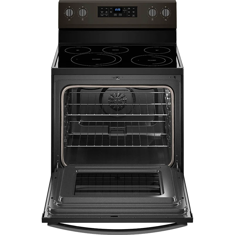 5.3 Cu. Ft. Black Stainless 5 Burner Electric Range - OPEN BOX