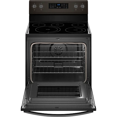 5.3 Cu. Ft. Black Stainless 5 Burner Electric Range - OPEN BOX