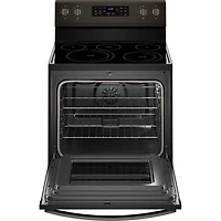 5.3 Cu. Ft. Black Stainless 5 Burner Electric Range - OPEN BOX