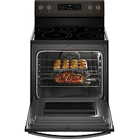 5.3 Cu. Ft. Black Stainless 5 Burner Electric Range - OPEN BOX