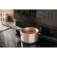 5.3 Cu. Ft. Black Stainless 5 Burner Electric Range - OPEN BOX