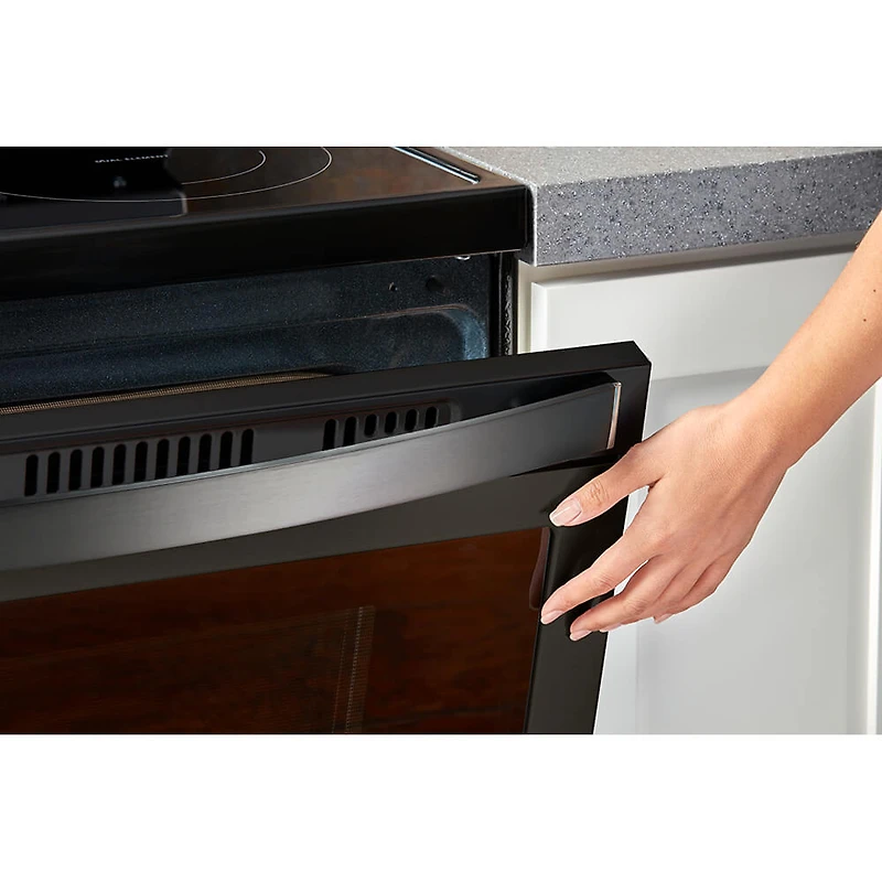 5.3 Cu. Ft. Black Stainless 5 Burner Electric Range - OPEN BOX