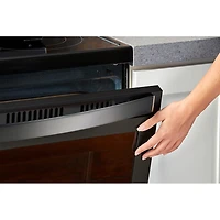 5.3 Cu. Ft. Black Stainless 5 Burner Electric Range - OPEN BOX