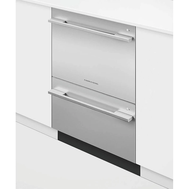 44dB Stainless Double Tall DishDrawer