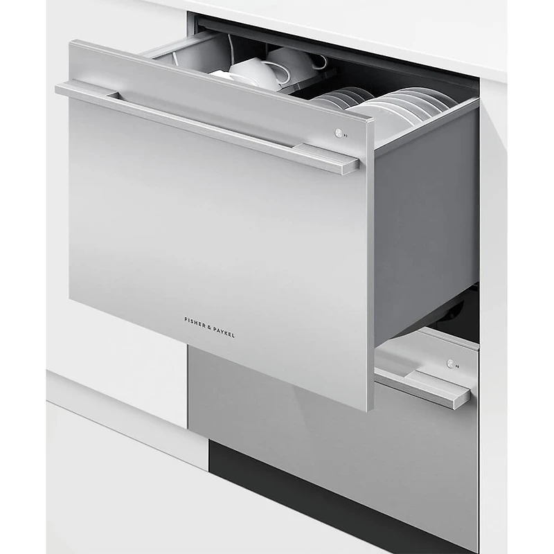 44dB Stainless Double Tall DishDrawer
