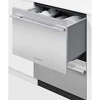 44dB Stainless Double Tall DishDrawer