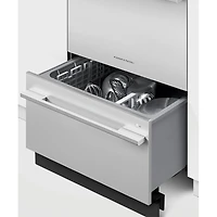 44dB Stainless Double Tall DishDrawer