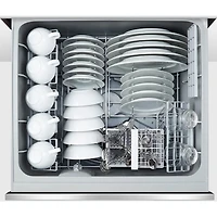 44dB Stainless Tall Double DishDrawer